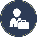 Employment icon representing workplace dispute and disciplinary support.